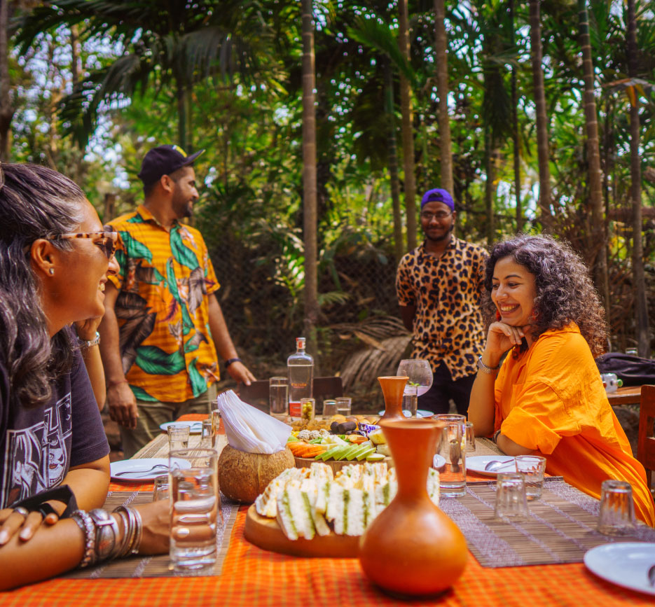 A feni tasting in a 100 year old distillery